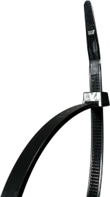 8 inch Nylon Black Zip Ties- 50 pound tensile strength