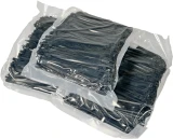 8 inch Nylon Black Zip Ties- 50 pound tensile strength Inner Packs