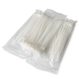 Innerpacks of 8 inch Nylon Clear Zip Ties - 50 pound tensile strength