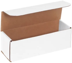 9" x 3" x 3" White Corrugated Mailers