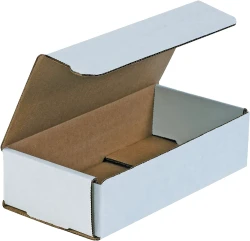 9" x 4" x 3" White Corrugated Mailers