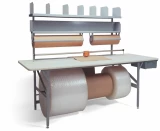 Deluxe Packing Table - 96 x 3 x 76 with paper and bubble cushion Rolls