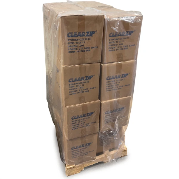 1.5 Mil Plastic Pallet Covers 42 x 26 x 63