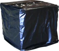 51" x 49" x 97" 3 Mil Black UVI/UVA Pallet Covers