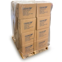51" x 48" x 75" 1 Mil Clear Pallet Covers