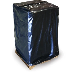 51 x 49 x 97 3 Mil Black Pallet Covers