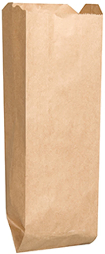 35 lb. Kraft 1/2 PT Liquor Bags