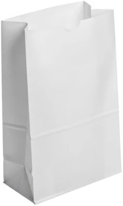 6 lb. White Grocery Bags