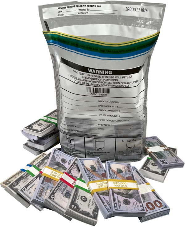 Money Deposit Bags in Money Handling 