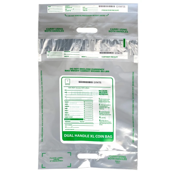 Plastic Coin Bag 14 x 24 Secur-Pak