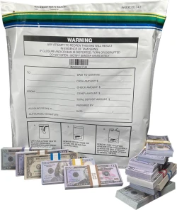 Plastic Deposit Bags 20 x 20 Secur-Pak
