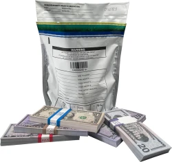 Plastic Deposit Bags with Pouch 9 x 12 Secur-Pak