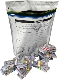 Plastic Deposit Bags 19 x 24 Secur-Pak