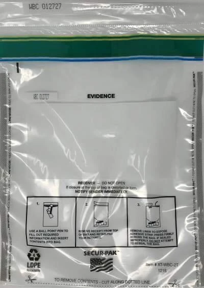 Secur-Pak Evidence Bag 12 x 16