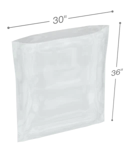 30" x 36" 8 Mil Flat Poly Bags