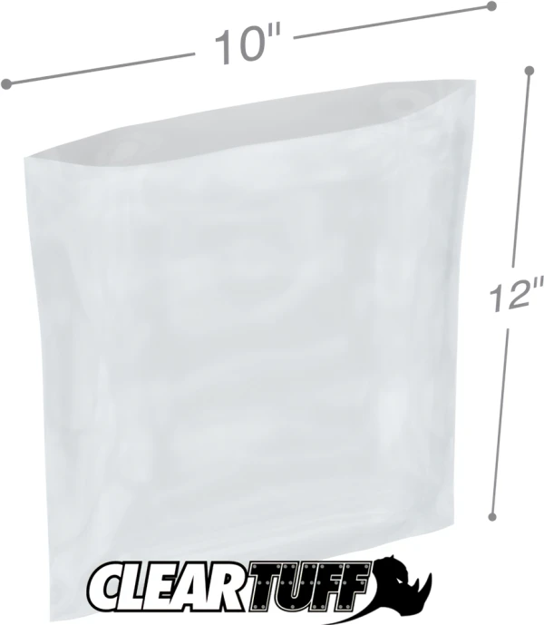 10 x 12 2 mil Poly Bags
