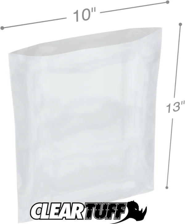 2 Mil 10 x 13 Poly Bags
