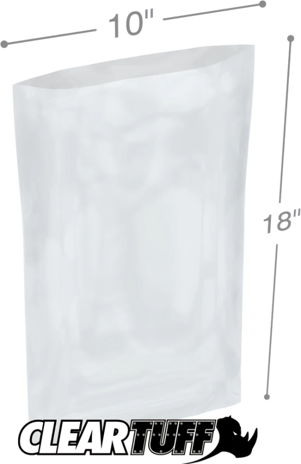 2 Mil 10 x 18 Poly Bags