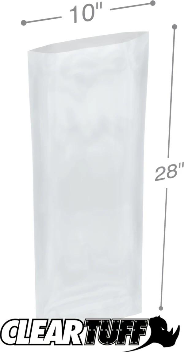 10 x 28 2 mil Poly Bags