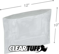 12" x 10" 3 Mil Flat Poly Bags