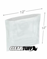 12 x 12 1.25 mil Poly Bags