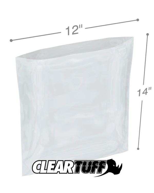 12 x 14 1 mil Poly Bags