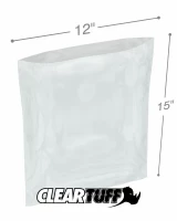 12 x 15 3 mil Poly Bags