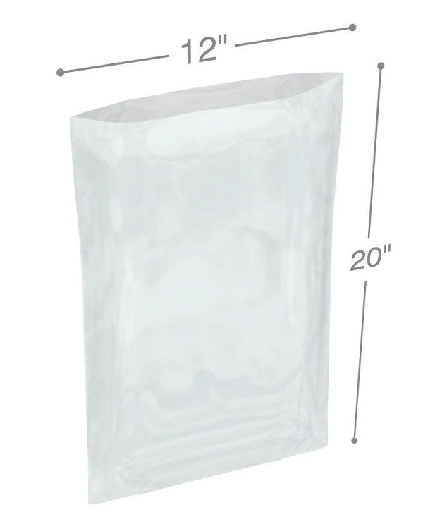 12 x 20 1.25 mil Poly Bags