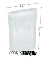 2 Mil 12x20 Poly Bags