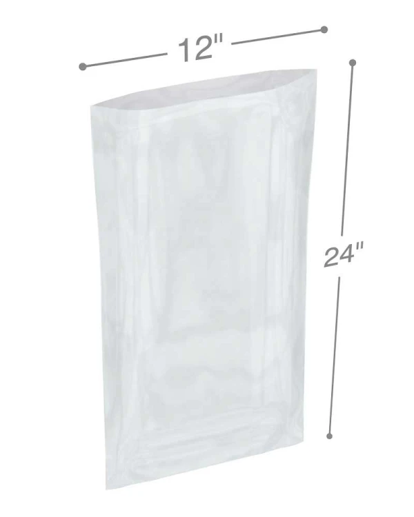 12 x 24 1.25 mil Poly Bags