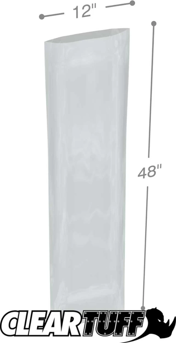 12 x 48 2 mil Poly Bags