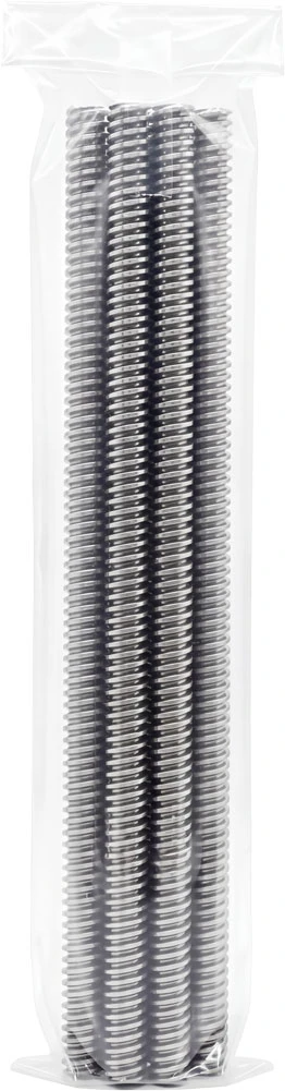 Acme Lead Screws Inside of a 3 Mil 12 x 36 Poly Bags