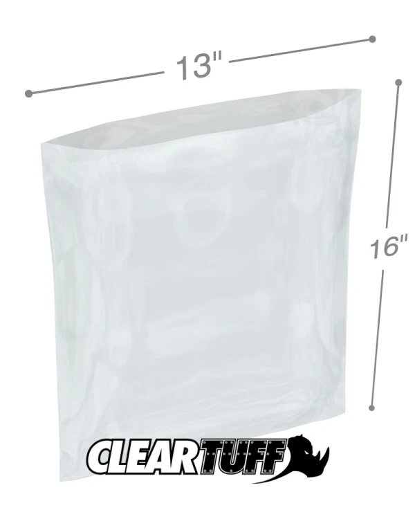 13 x 16 1 mil Poly Bags