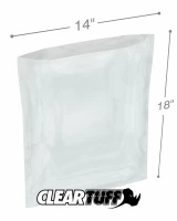 14 x 18 1.25 mil Poly Bags