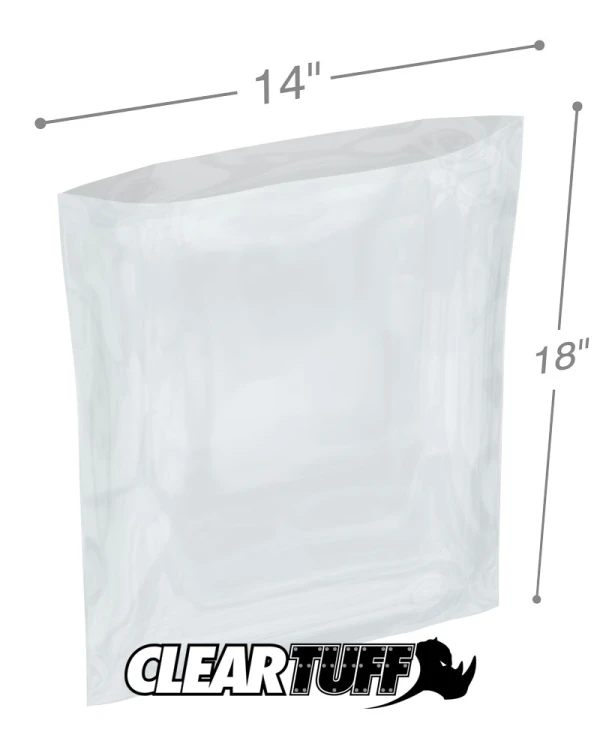 14 x 18 3 mil Poly Bags