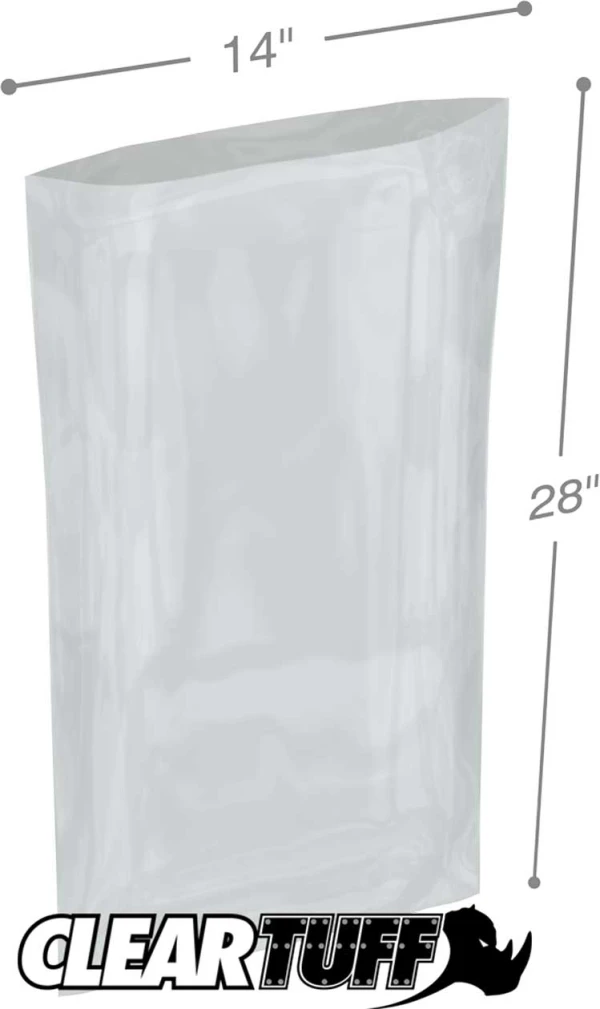 14 x 28 2 mil Poly Bags