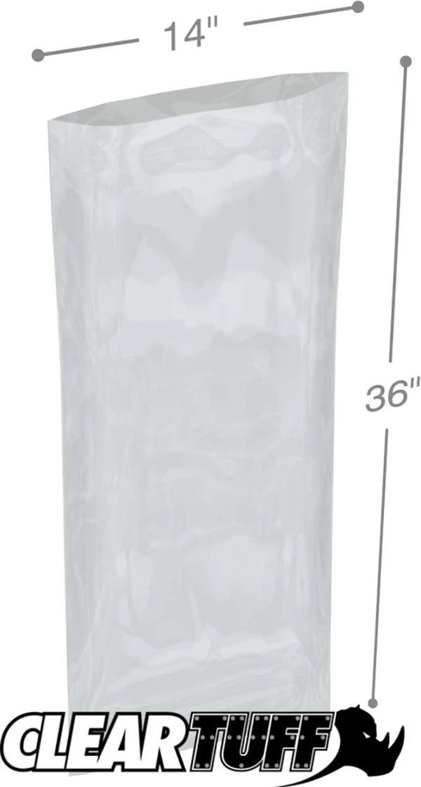14 x 36 3 mil Poly Bags