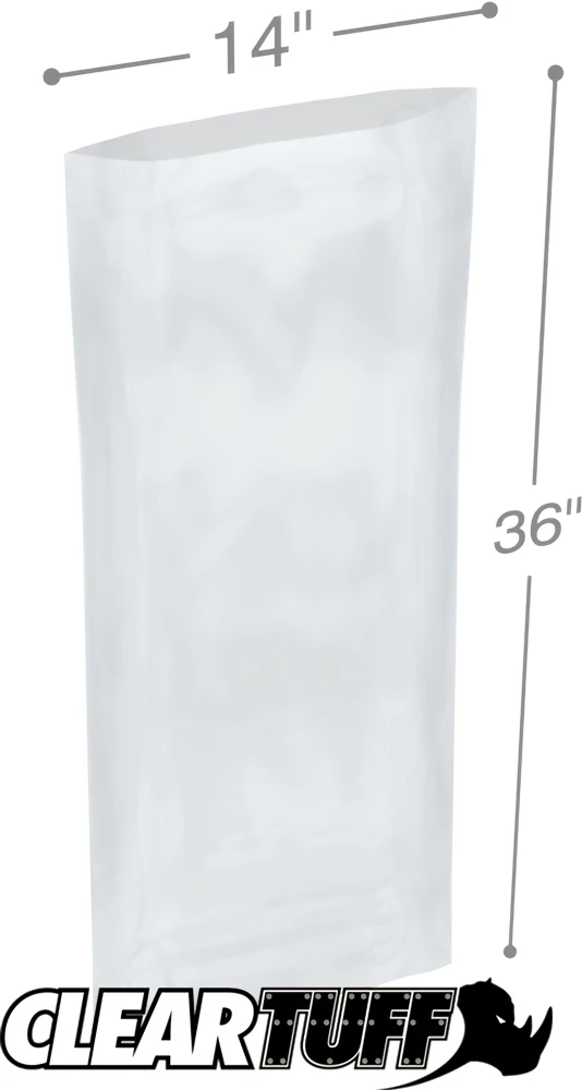 14 x 36 2 mil Poly Bags