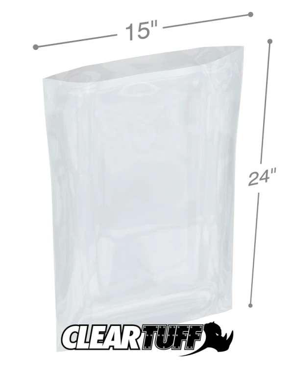 15 x 24 1 mil Poly Bags