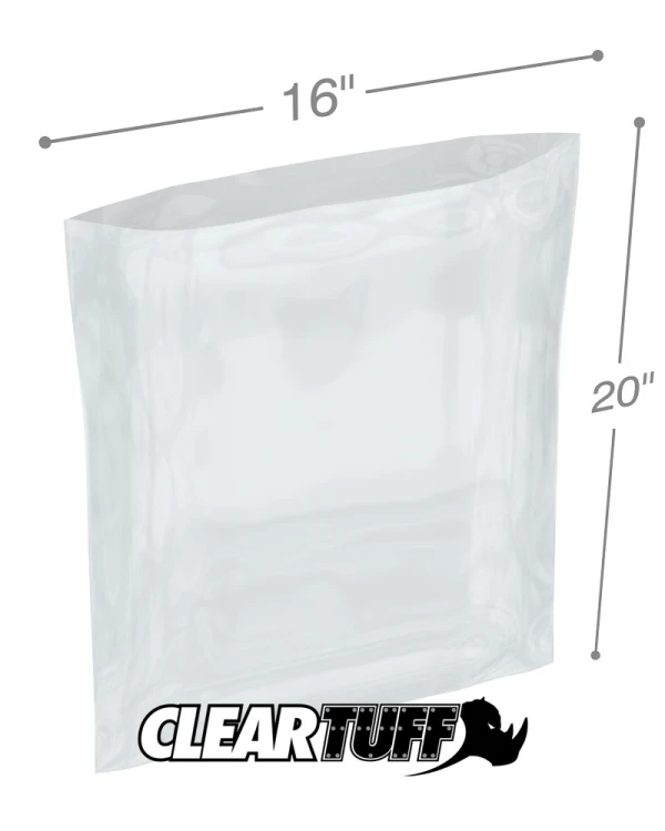 16 x 20 6 mil Poly Bags