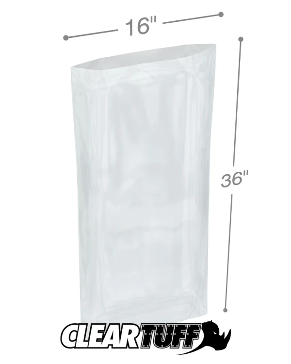 2 Mil 16 x 36 Poly Bags