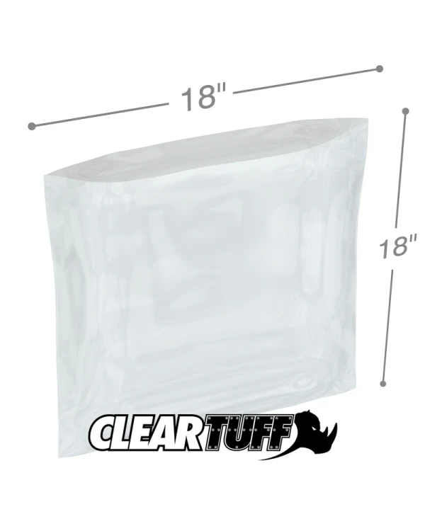 18 x 18 1 mil Poly Bags