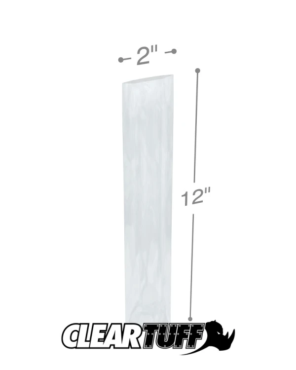 2 x 12 4 mil Poly Bags