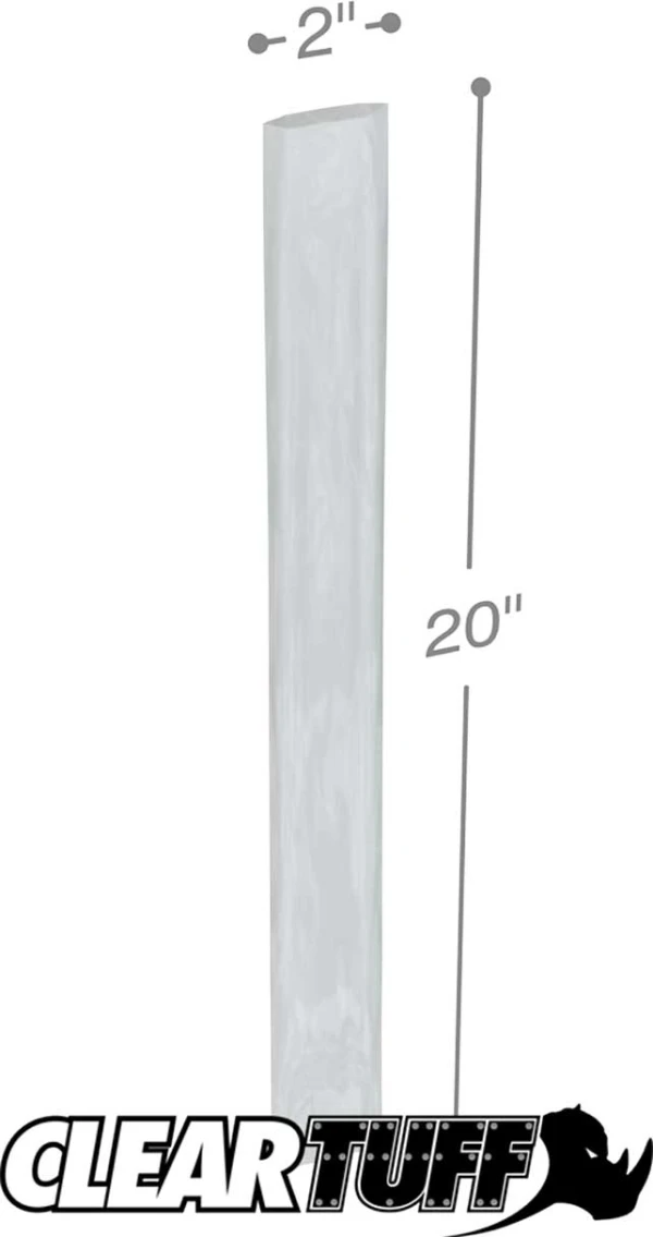 2 x 20 2 mil Poly Bags
