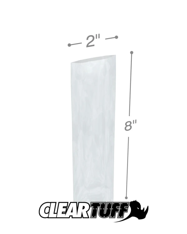 2 x 8 1.5 mil Poly Bags