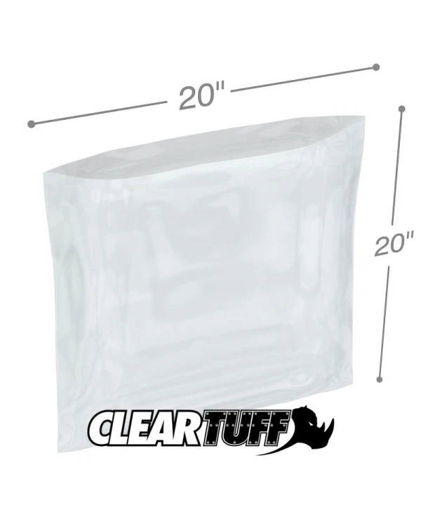 20 x 20 3 mil Poly Bags