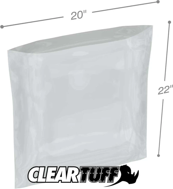 20 x 22 2 mil Poly Bags