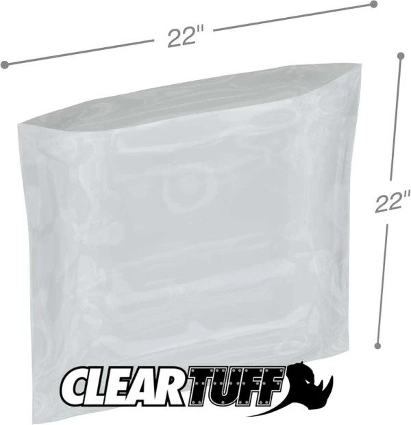 22 x 22 3 mil Poly Bags