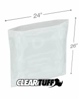 24 x 26 3 mil Poly Bags