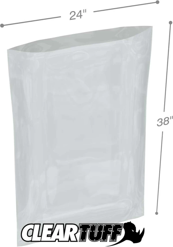 24 x 38 2 mil Poly Bags